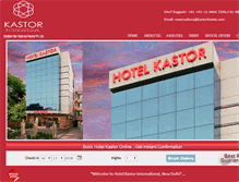 Tablet Screenshot of kastorhotels.com